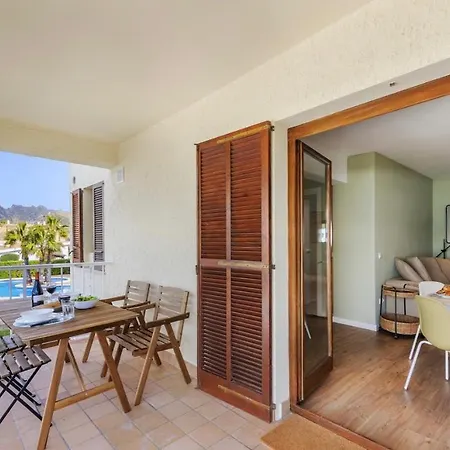 公寓 Piso Mimosas 90 Metros De Playa Port Pollensa 波连萨港
